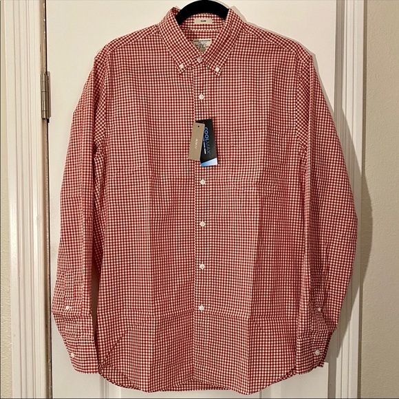 J. Crew Other - NEW J.Crew slim stretch gingham shirt (M)